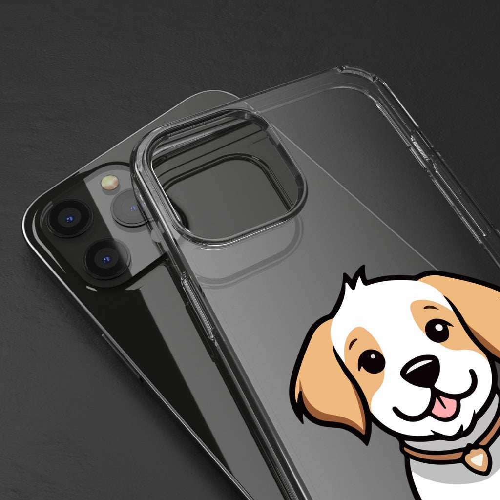 Clear Cases With Dog Printed