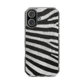 Clear Cases Black and White Zebra Stripes
