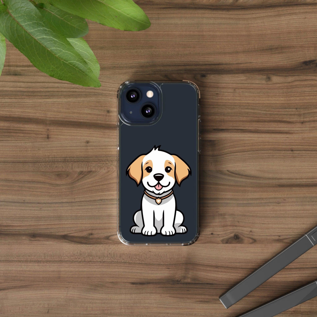 Clear Cases With Dog Printed