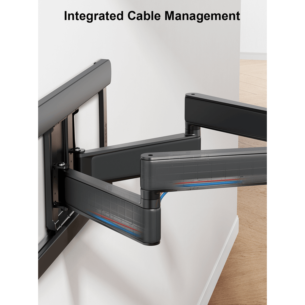 ErgoAV Motion Mount with Dual Arms and IsoTILT Technology for TVs 39" to 65"