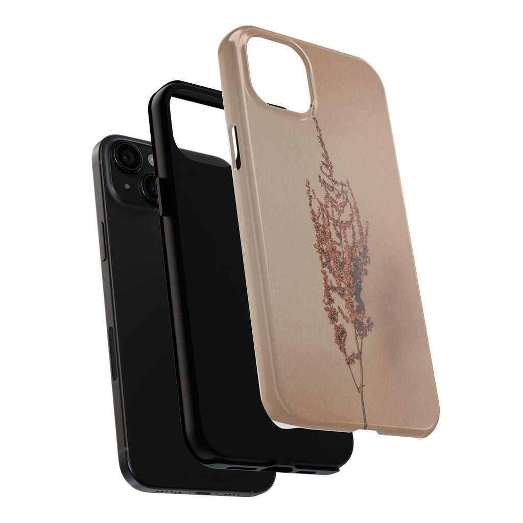 Brown Dry Leaf Tough Phone Cases
