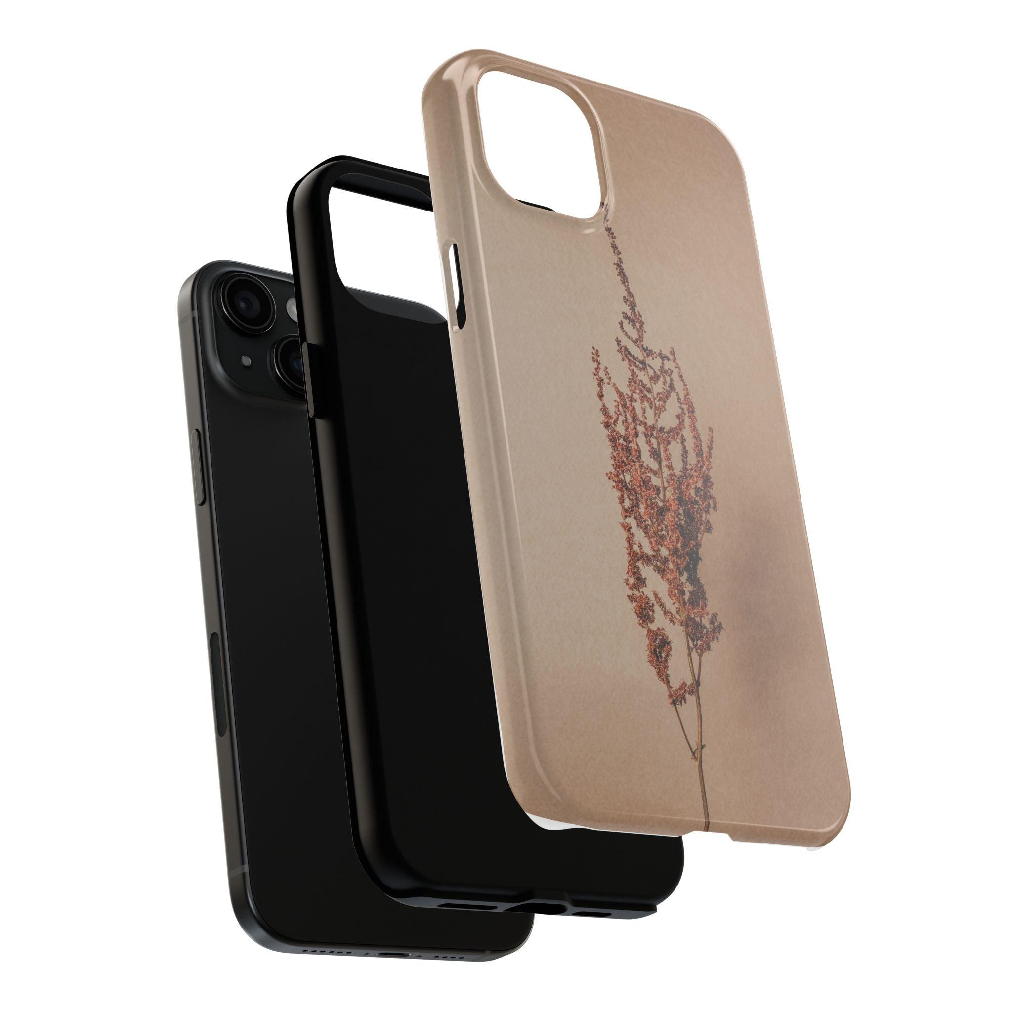 Brown Dry Leaf Tough Phone Cases