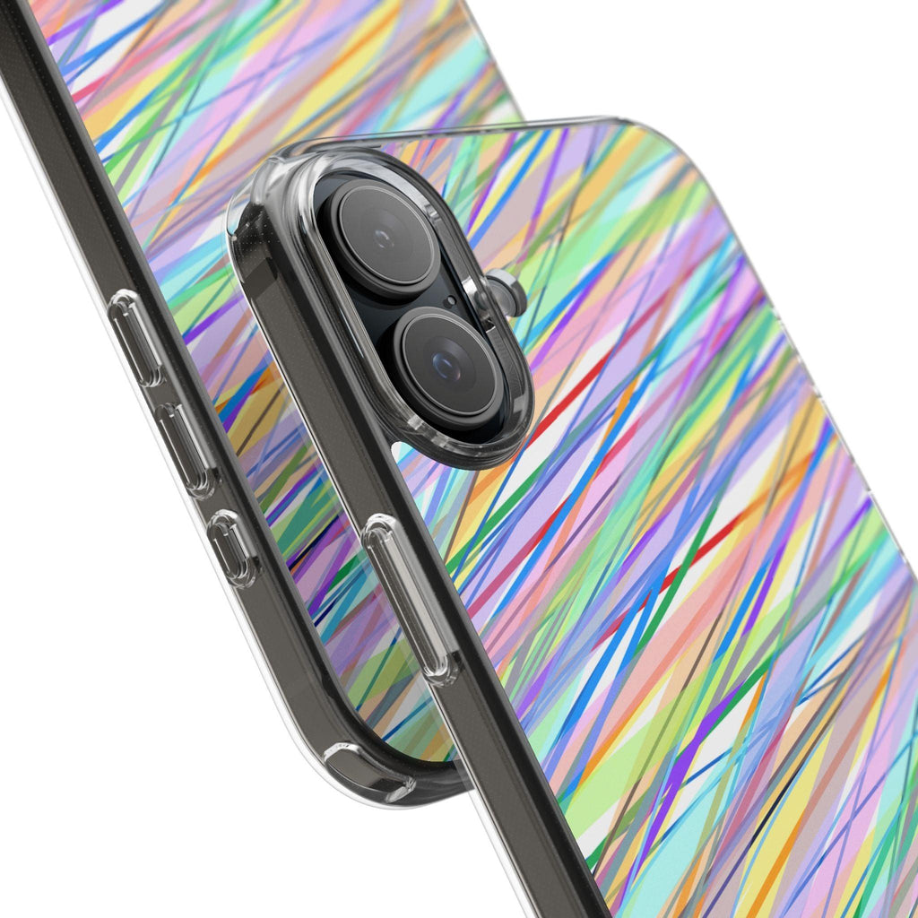 Threads Of Colors Clear Case