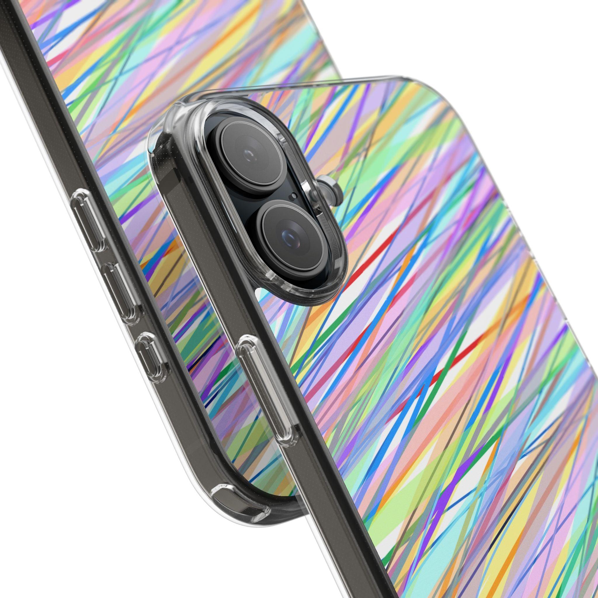 Threads Of Colors Clear Case