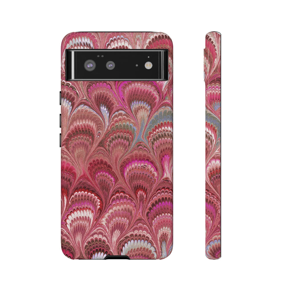 Shades of Pink Marbled Phone Case —  Dual Layer - Tough Protective Phone Cover
