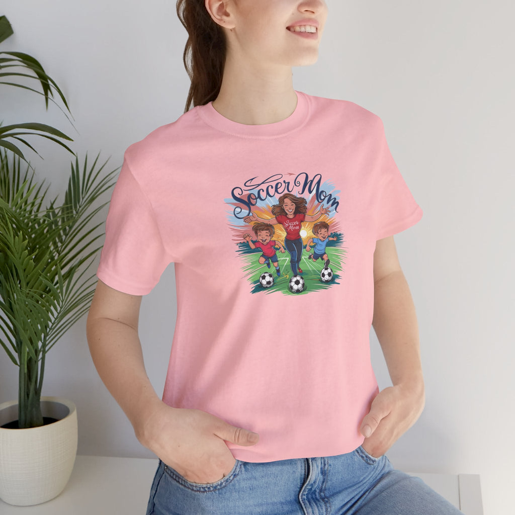 Soccer Mom Short Sleeve Tee - Soft Cotton Unisex - DipaliZ