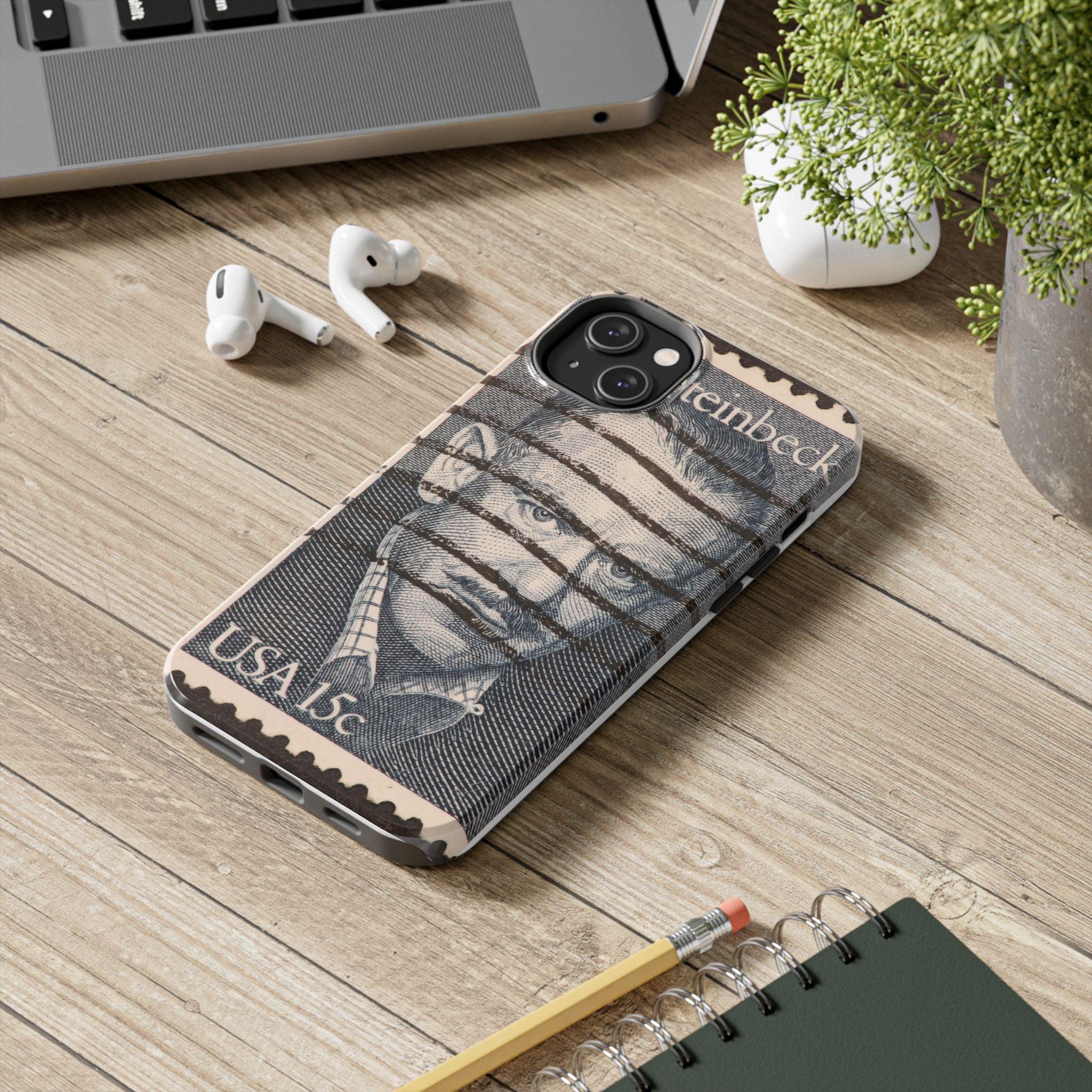 John Steinbeck USA 15c Printed Tough Phone Case for iPhone - Literary Tribute Design
