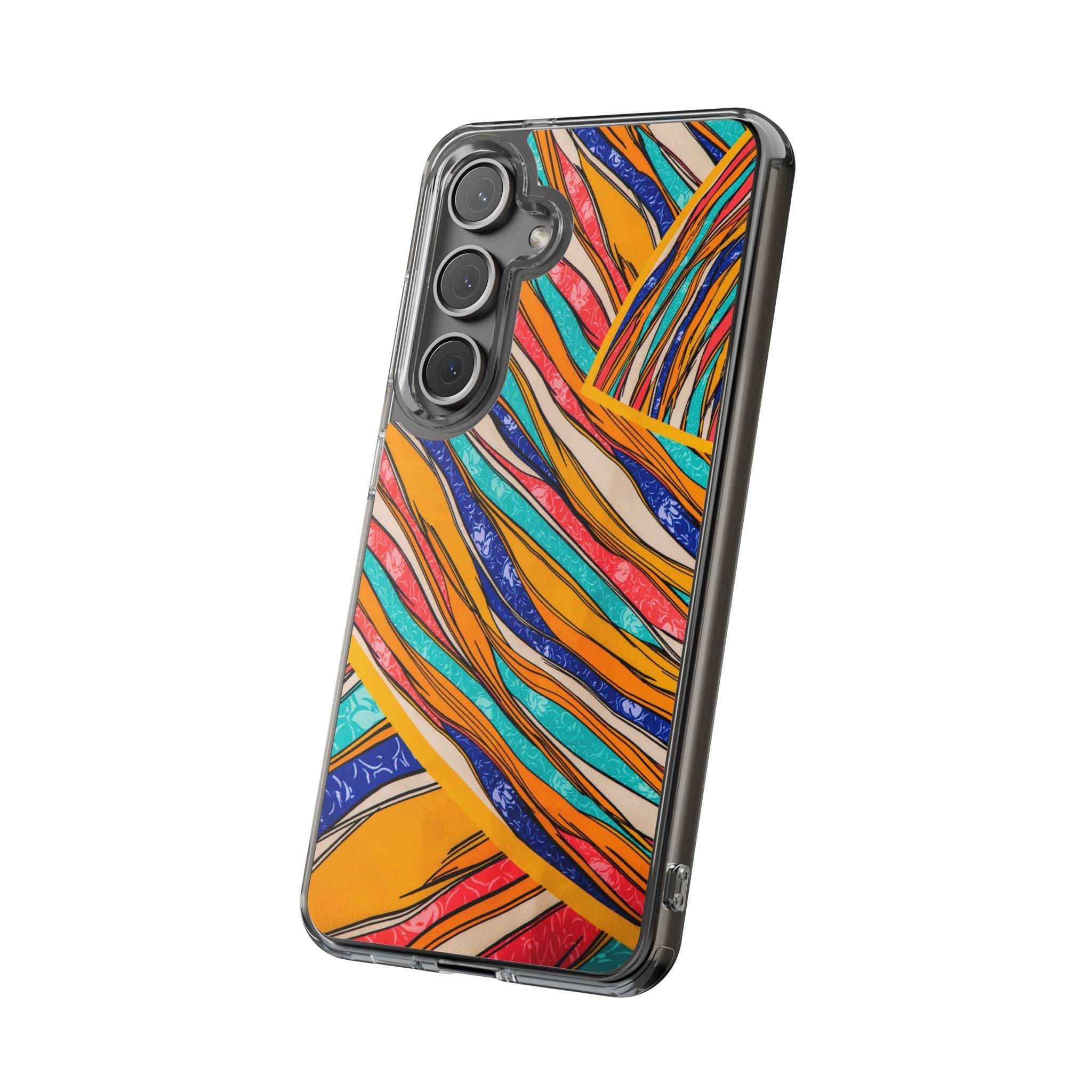Clear Cases Stripes of  Powerful Colors