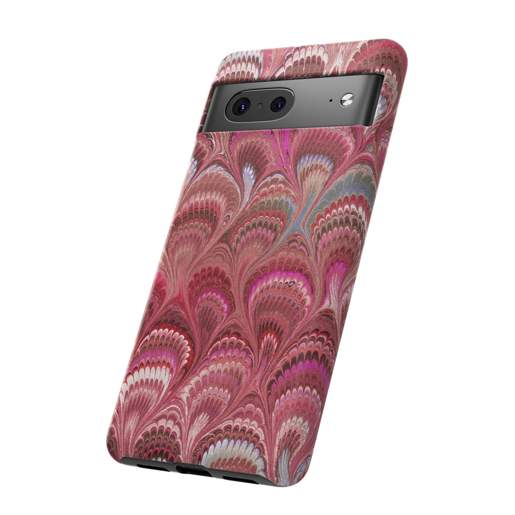Shades of Pink Marbled Phone Case —  Dual Layer - Tough Protective Phone Cover