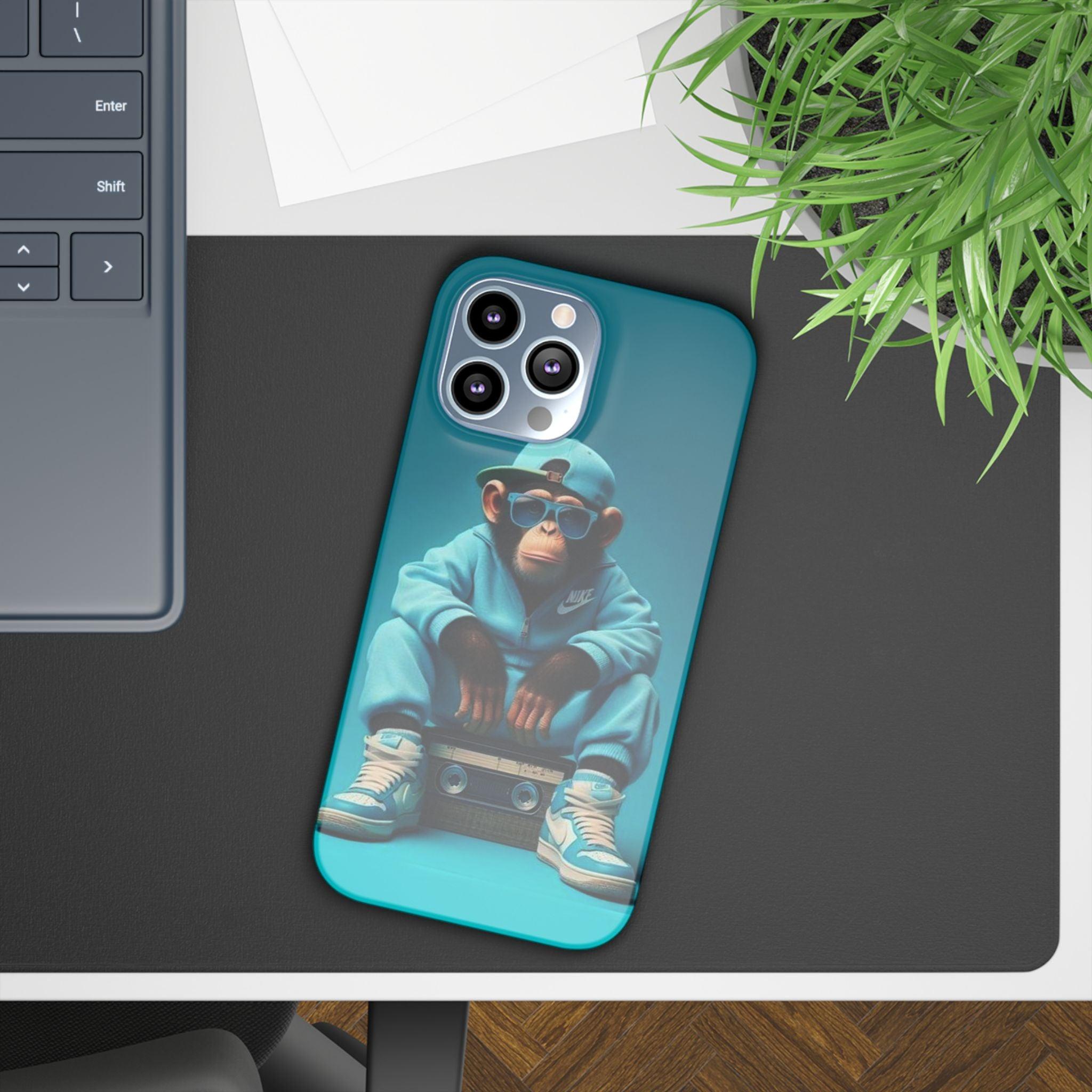 Monkey Madness Phone Case – Unleash the Fun with Cartoon Style!