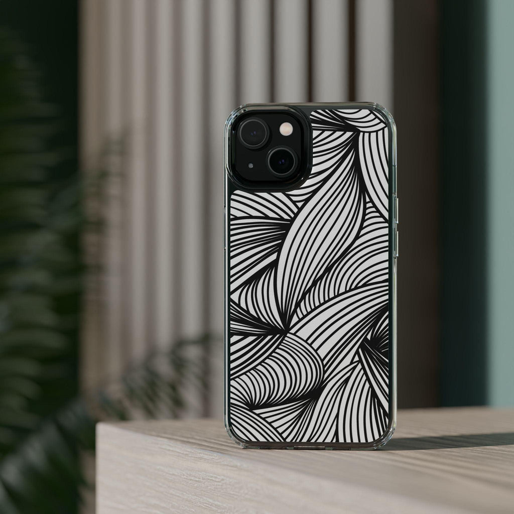 Black and White Illusion Clear Cases