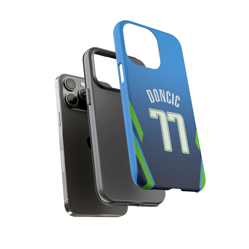 Luka Dončić Ice Vision Edition – Rugged Dual-Layer Build, Slim Fit | Compatible with iPhone 8–16 Pro Max & Samsung Galaxy S10–S25 Ultra