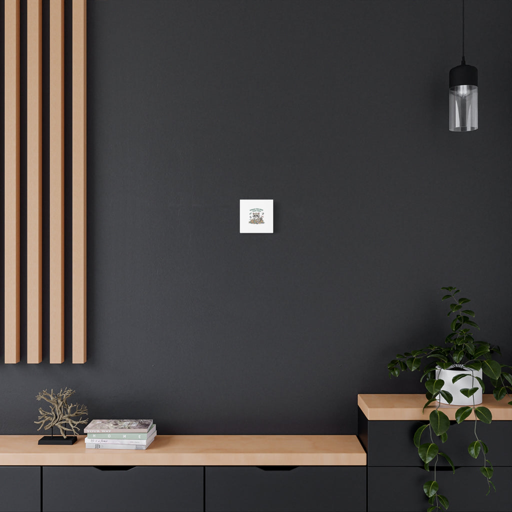 Embrace Your Inner Trash Panda Canvas | Matte Stretched Wall Art, Trash Animal Joy