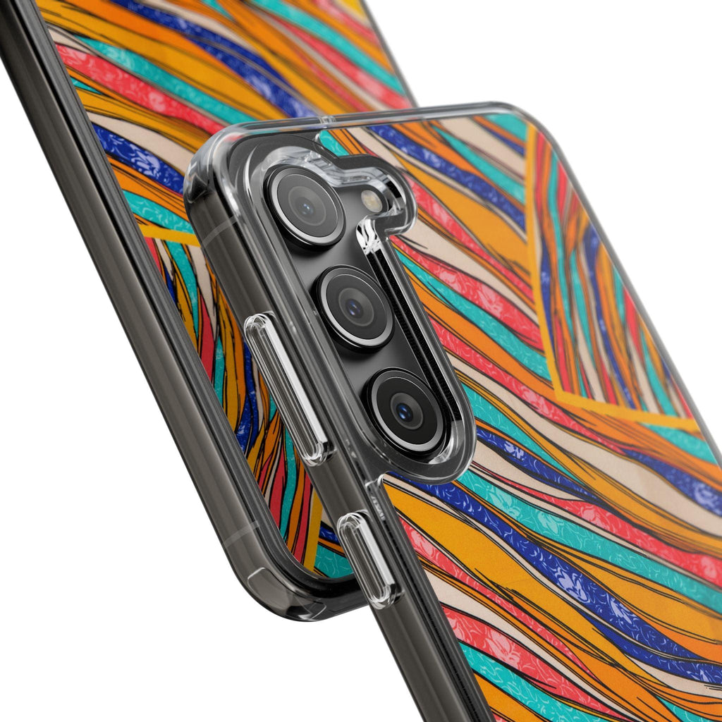 Clear Cases Stripes of  Powerful Colors