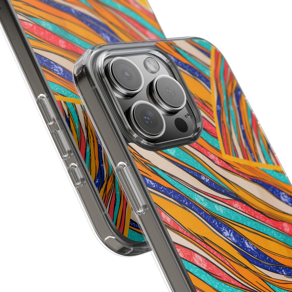 Clear Cases Stripes of  Powerful Colors