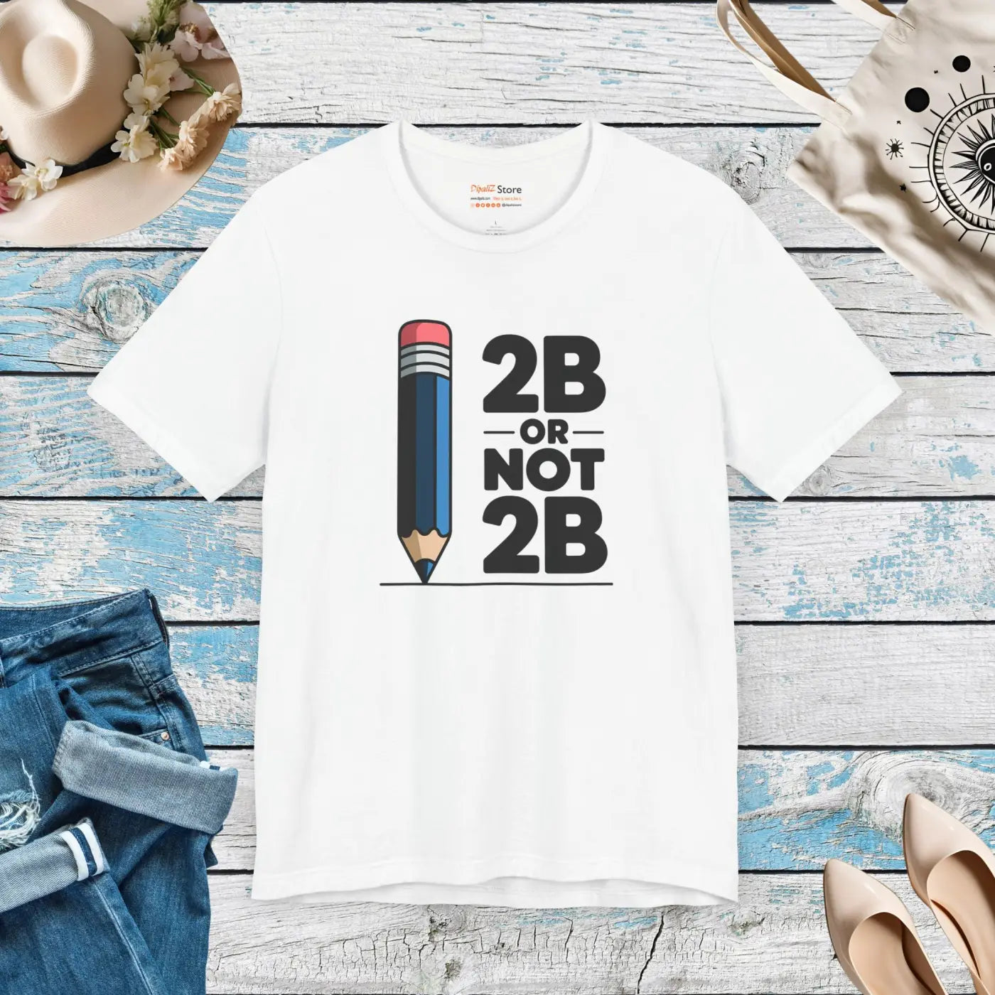 Unisex Jersey Tee - Classic Short Sleeve Comfort - DipaliZ