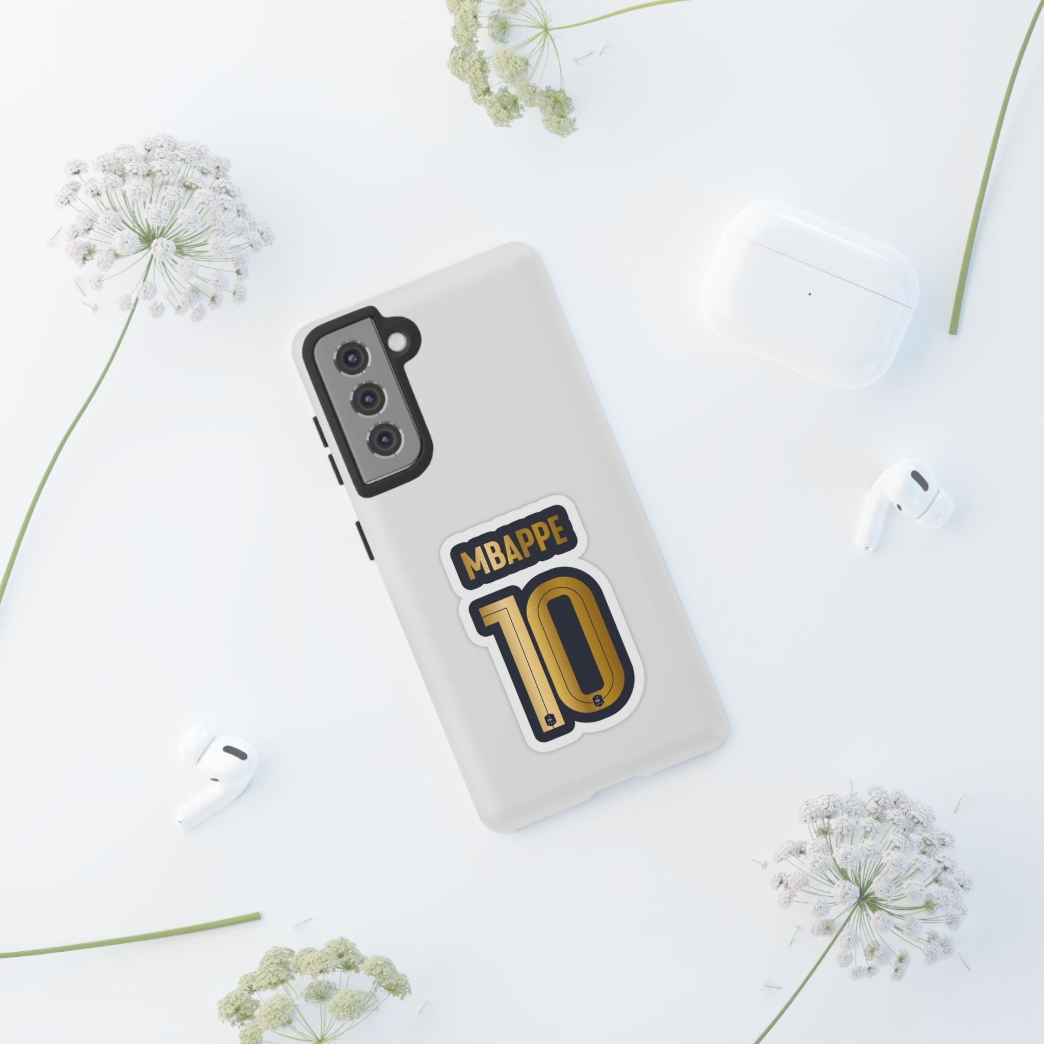Kylian Mbappé SpeedShield – Rugged Protection & Slim Profile | Fits iPhone 8–16 Pro Max & Galaxy S10–S25 Ultra