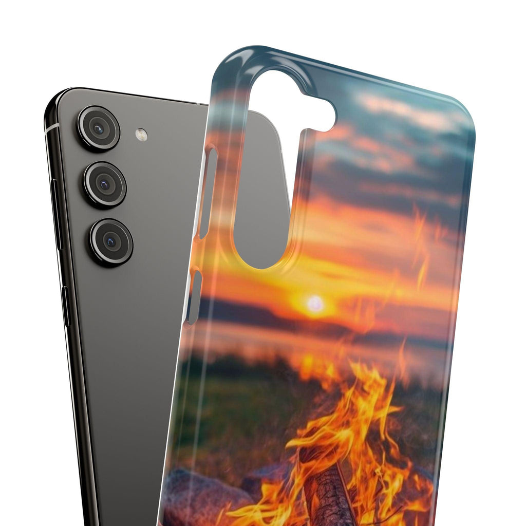 Woodland Fire Phone Case – Warmth of Nature’s Blaze on Your Device
