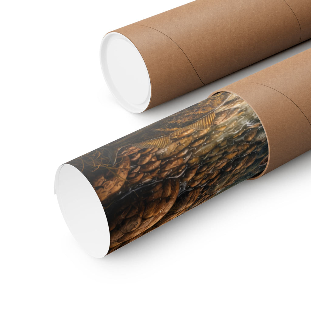 Scenic Trout Stream Matte Poster — Mountain River Landscape Wall Art