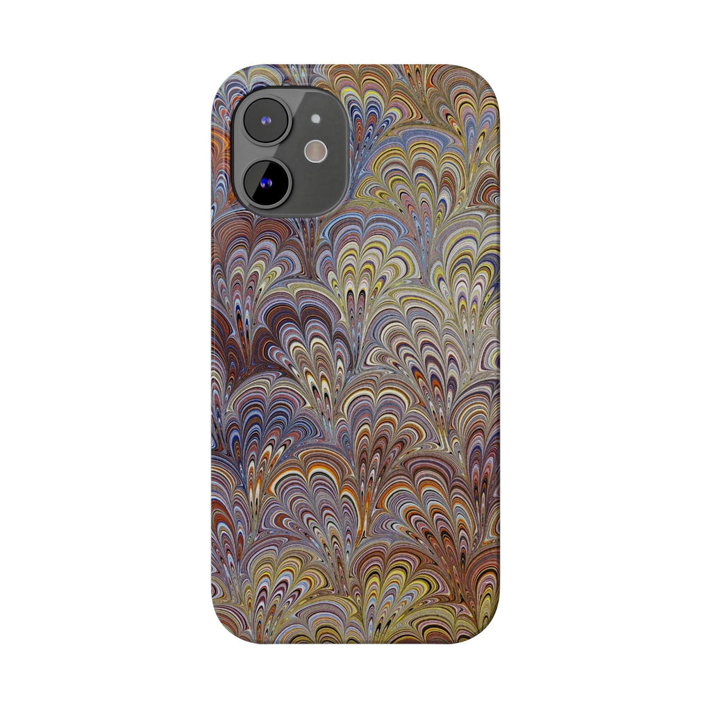 Italian Marbled Design, Multi-Colored Pallet, Slim Phone Cases, Case-Mate