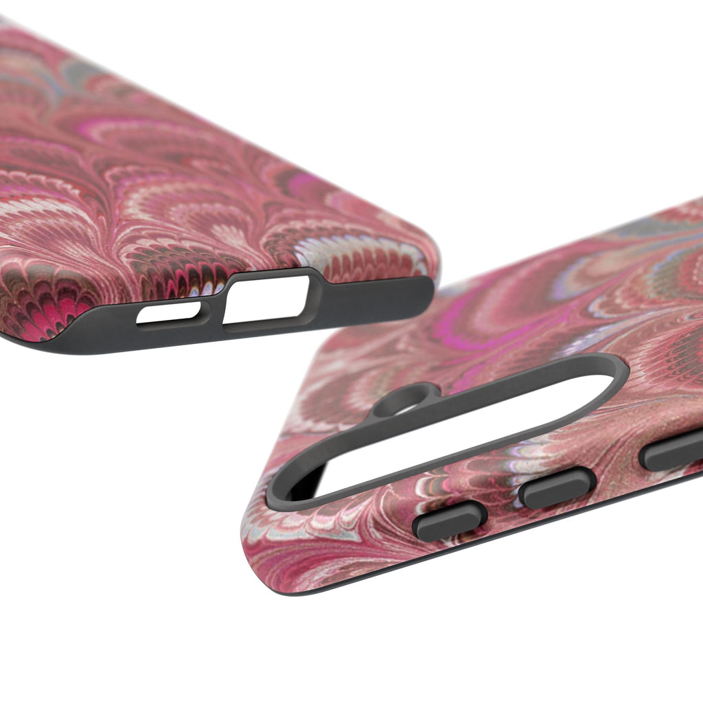 Shades of Pink Marbled Phone Case —  Dual Layer - Tough Protective Phone Cover