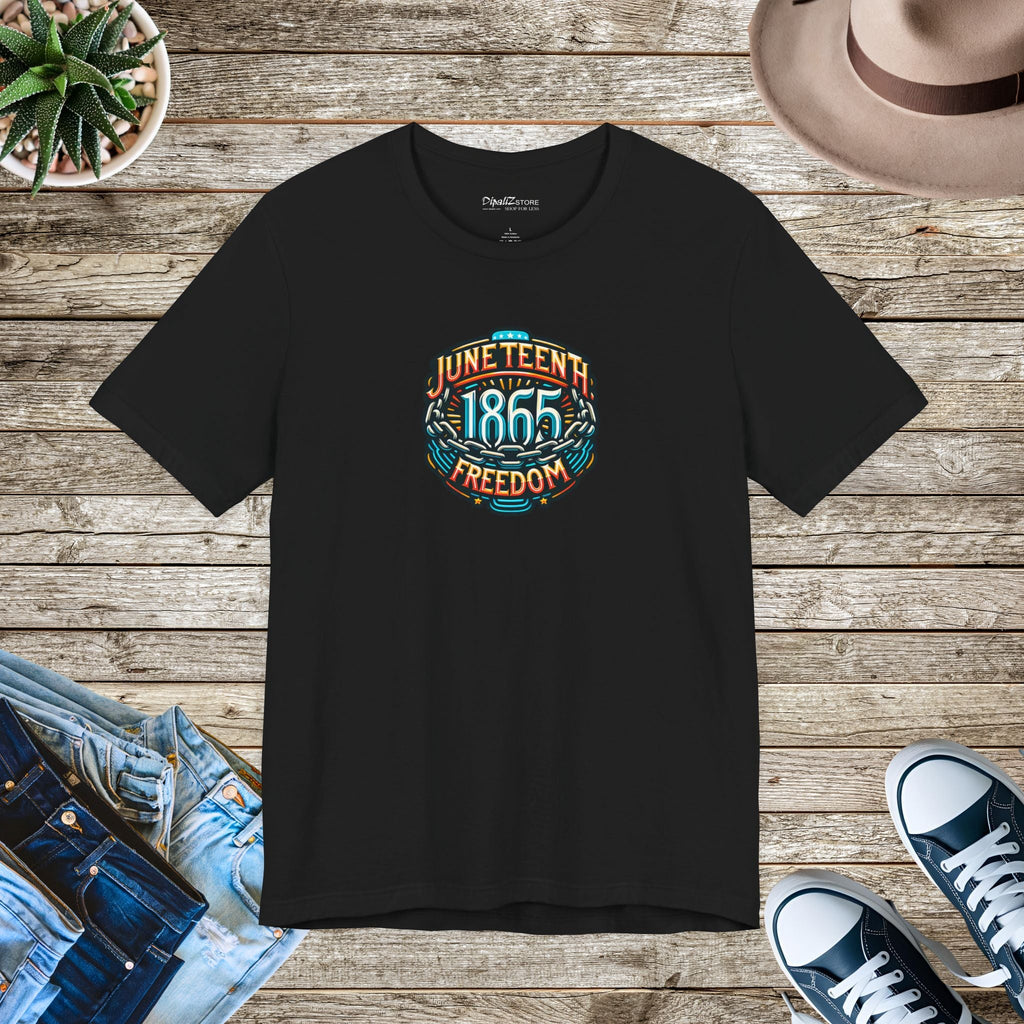 Unisex Jersey Short Sleeve Tee - Celebrate Juneteenth 1865 - DipaliZ
