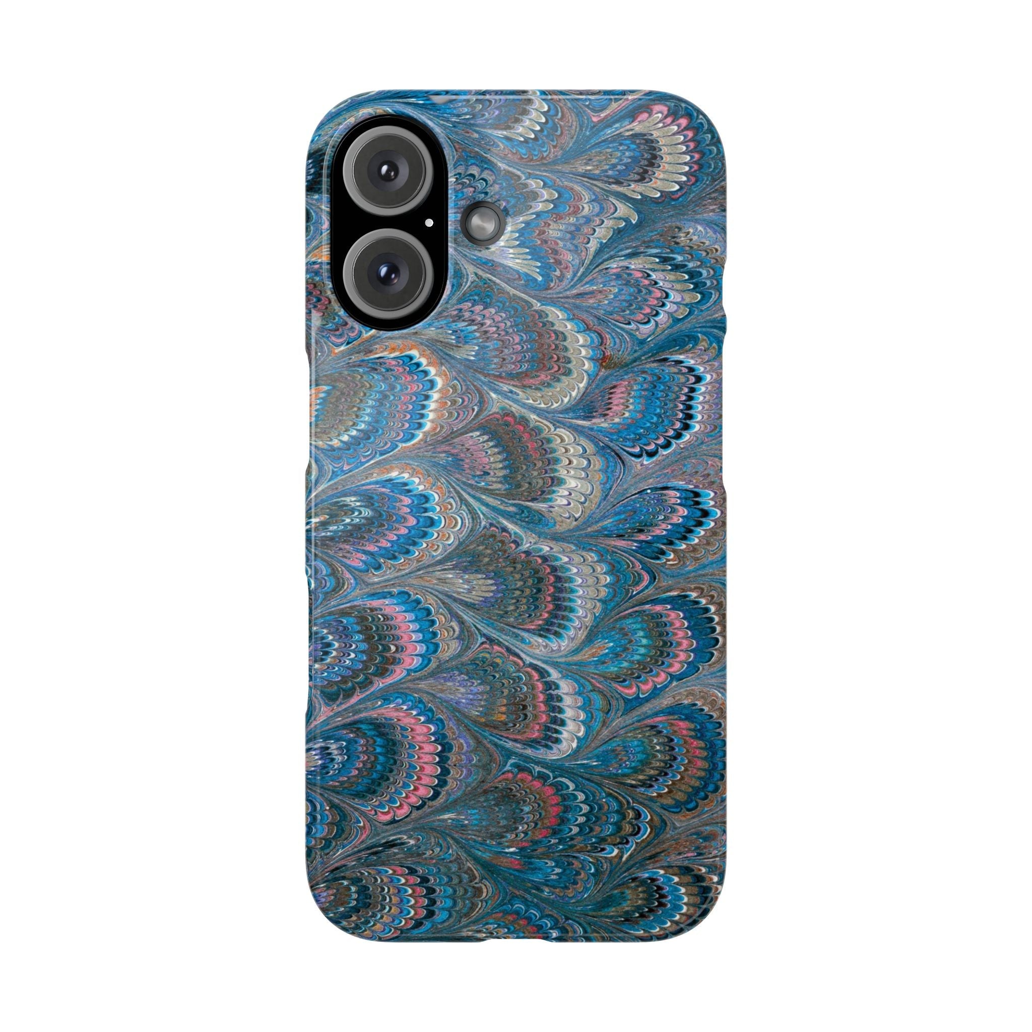 Blue and Pink Feather