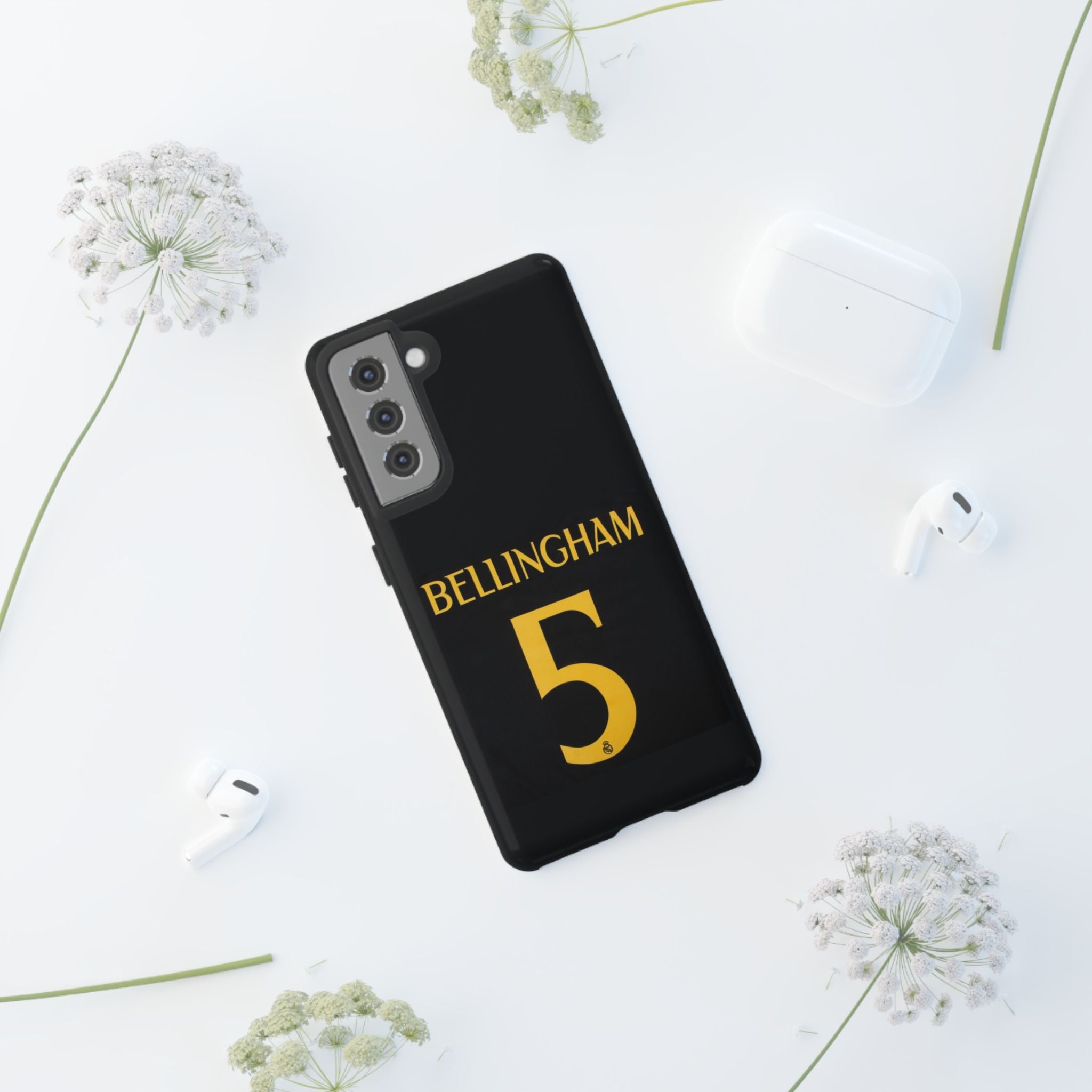 Jude Bellingham Future Star Armor – Dual-Layer Defense & Streamlined Fit | Compatible with iPhone 8 to 16 Pro Max & Samsung Galaxy S10 to S25 Ultra