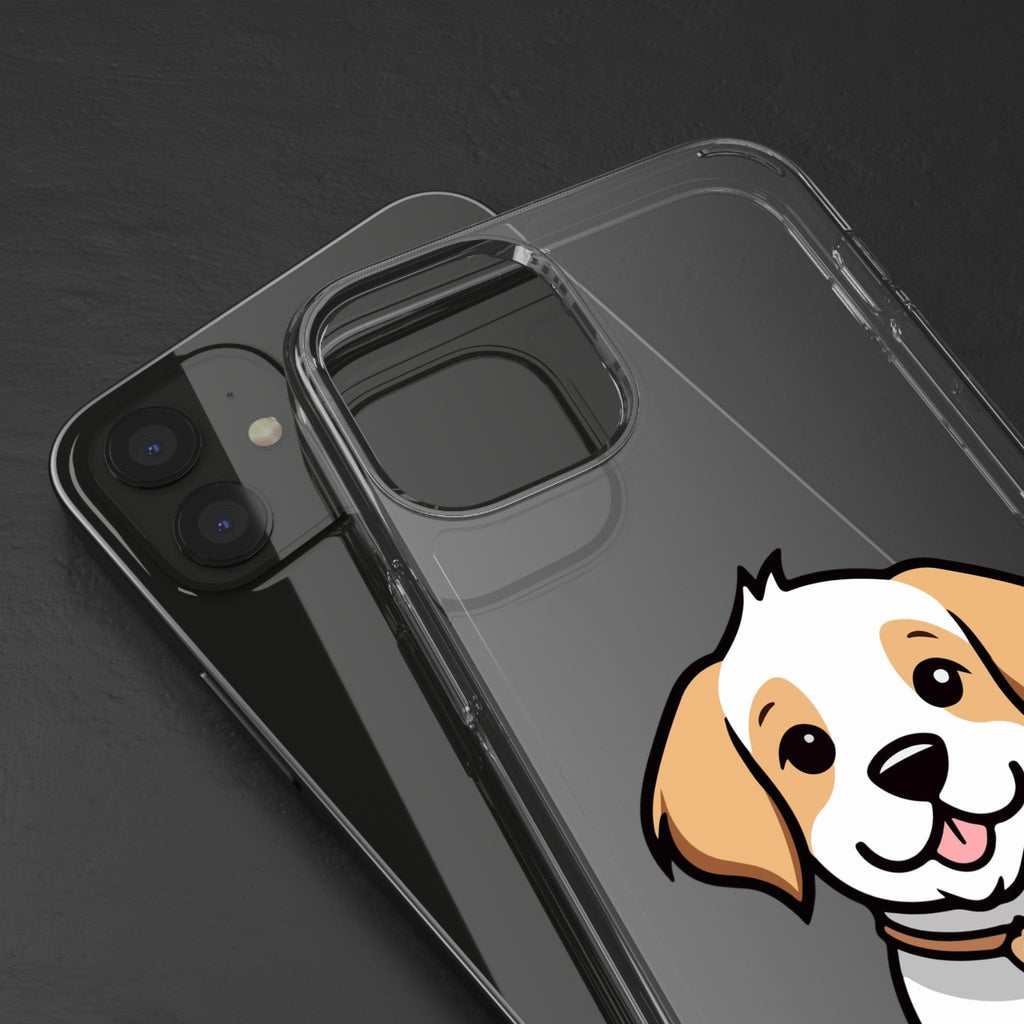 Clear Cases With Dog Printed