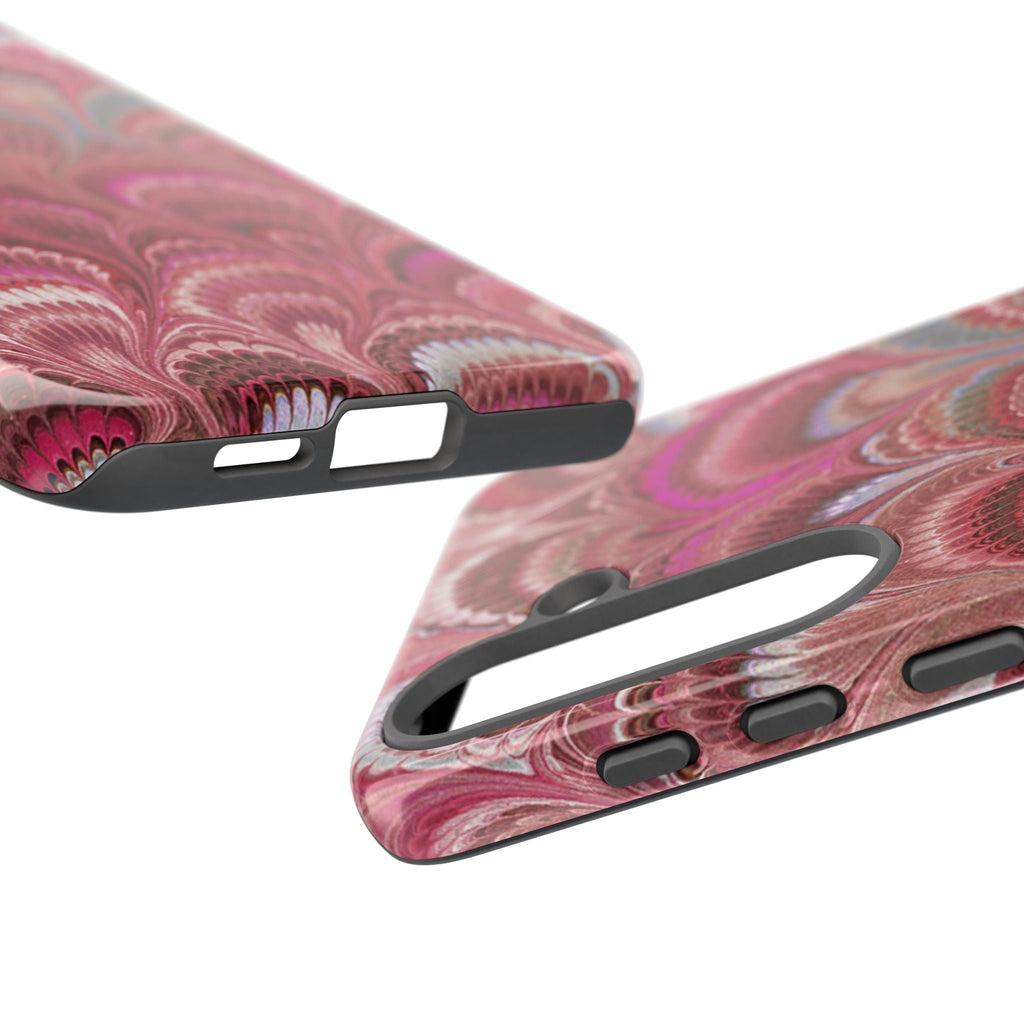 Shades of Pink Marbled Phone Case —  Dual Layer - Tough Protective Phone Cover
