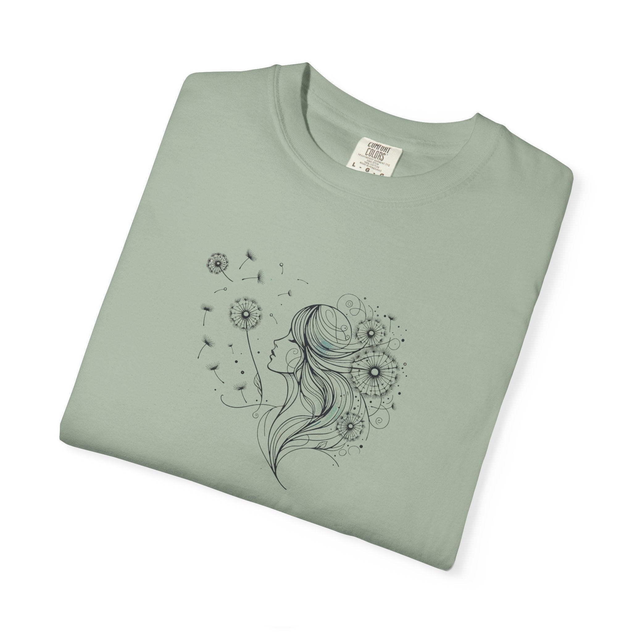 Woman and Dandelions Dreams Comfort Tee - Unisex - DipaliZ