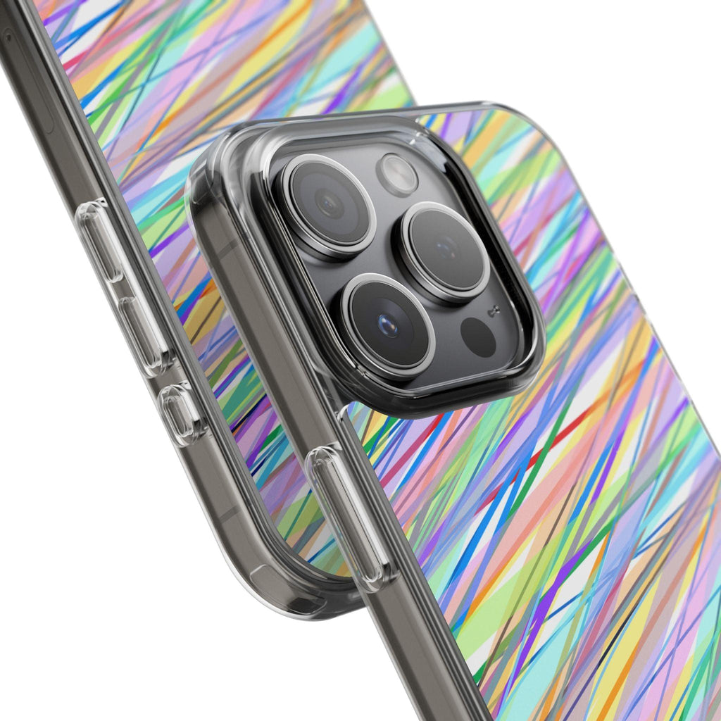 Threads Of Colors Clear Case