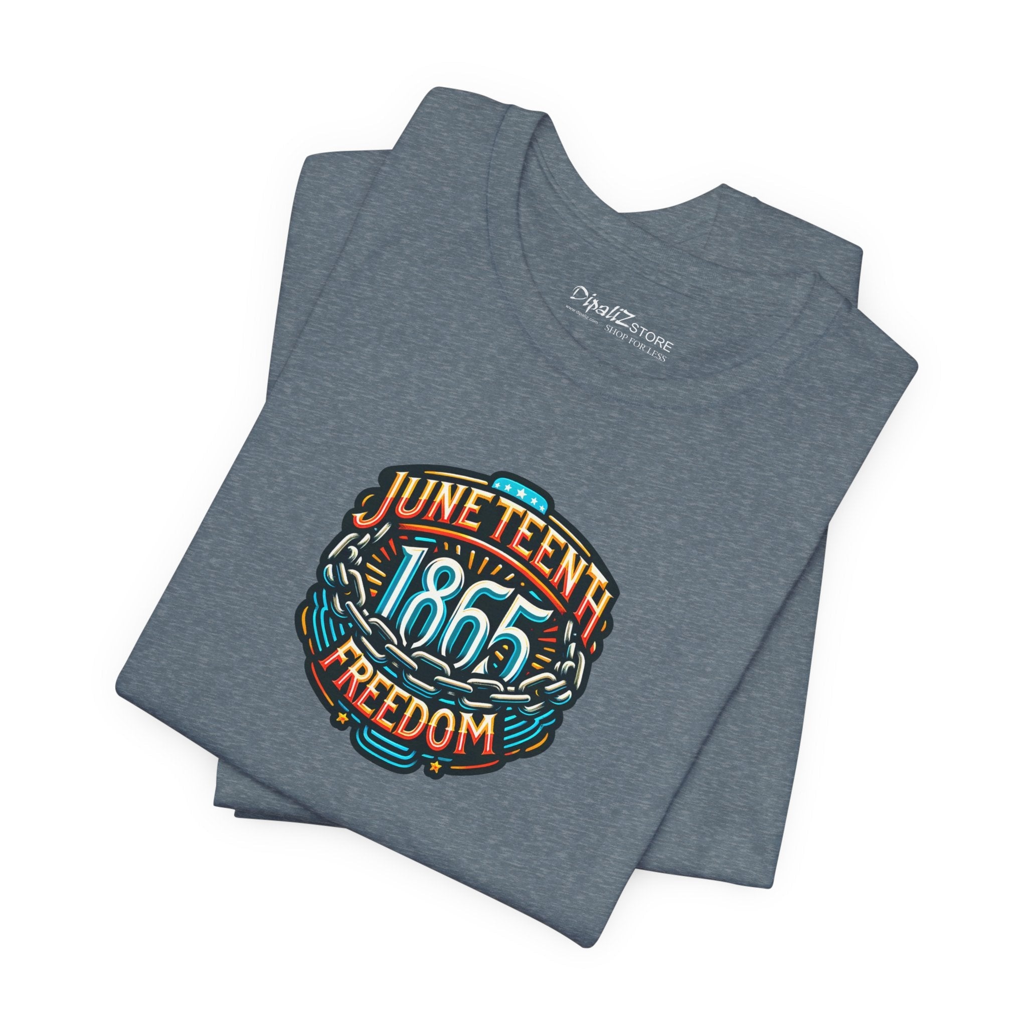 Unisex Jersey Short Sleeve Tee - Celebrate Juneteenth 1865 - DipaliZ