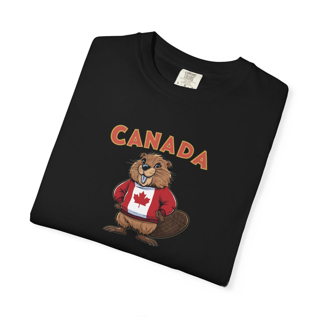 Canada Day T-Shirt - Celebrate Canada Day with Beaver - DipaliZ