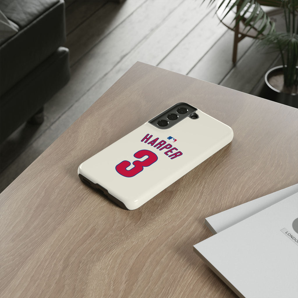 Bryce Harper PowerGrip – Dual-Layer Defense & Slim Fit | Compatible with iPhone 8 to 16 Pro Max & Samsung Galaxy S10 to S25 Ultra