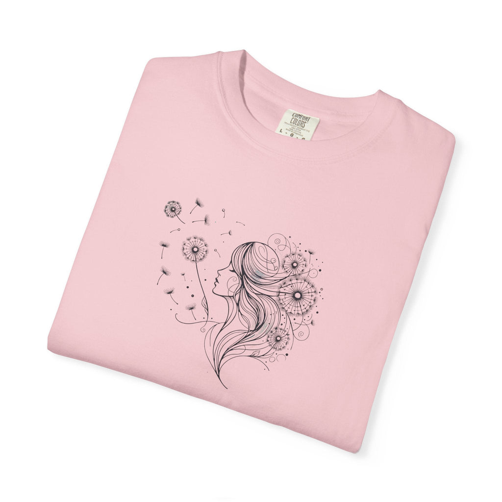 Woman and Dandelions Dreams Comfort Tee - Unisex - DipaliZ