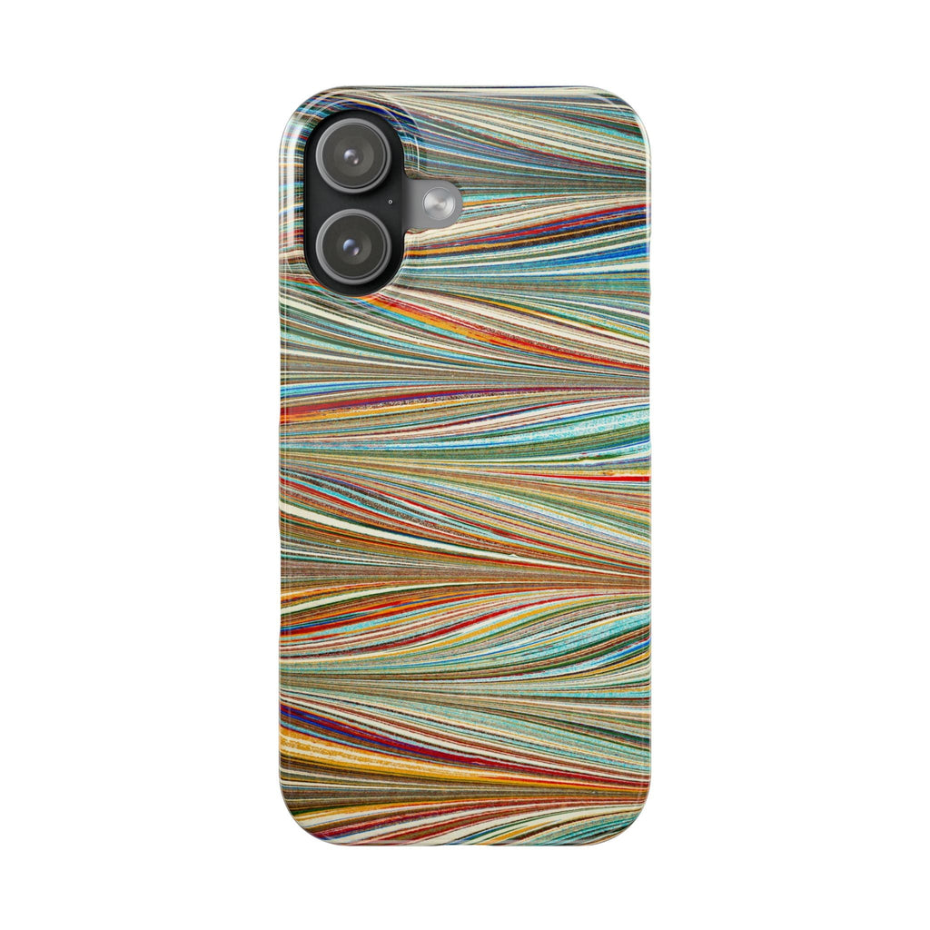 Florentine Multi-Colored Marbled Phone Case