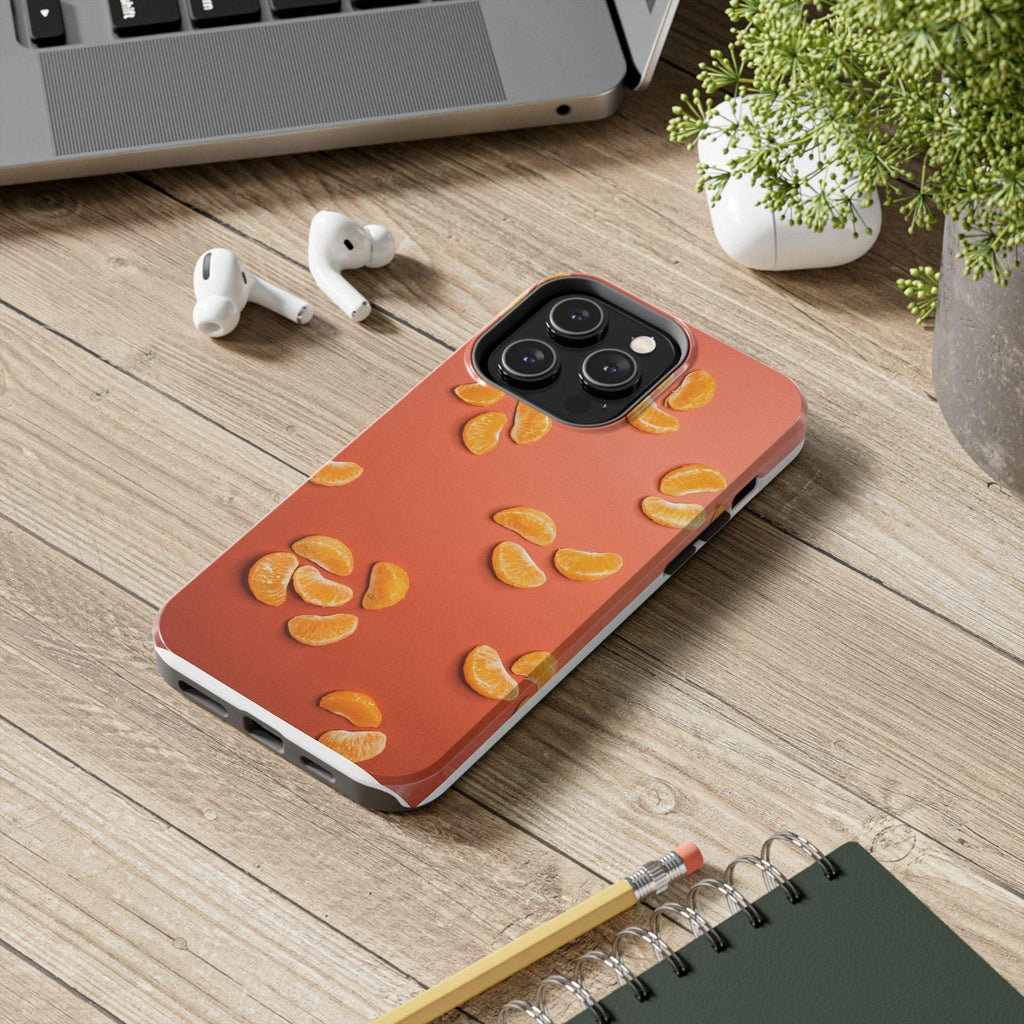 Peal Oranges printed Tough Phone Cases