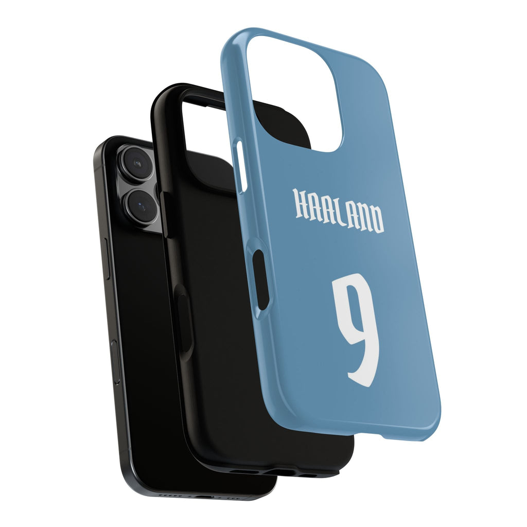Erling Haaland PowerStrike – Rugged Dual-Layer Protection & Slim Profile | Compatible with iPhone 8 to 16 Pro Max & Samsung Galaxy S10 to S25 Ultra