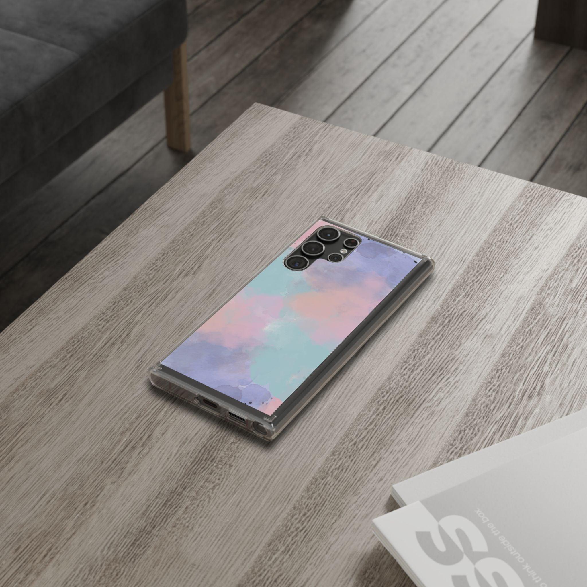 Shades of Pastel Clear Cases