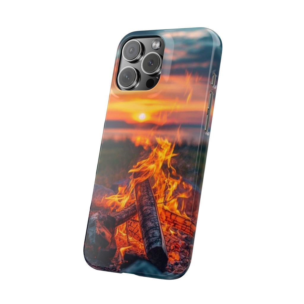 Woodland Fire Phone Case – Warmth of Nature’s Blaze on Your Device