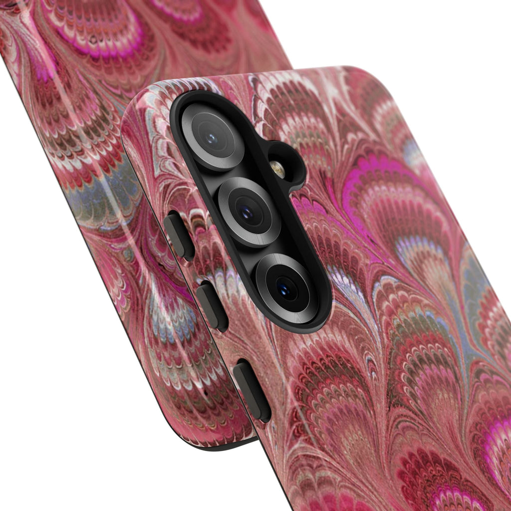 Shades of Pink Marbled Phone Case —  Dual Layer - Tough Protective Phone Cover