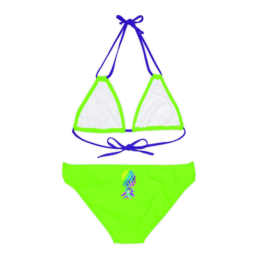 Upside down Pineapple Strappy Bikini Set