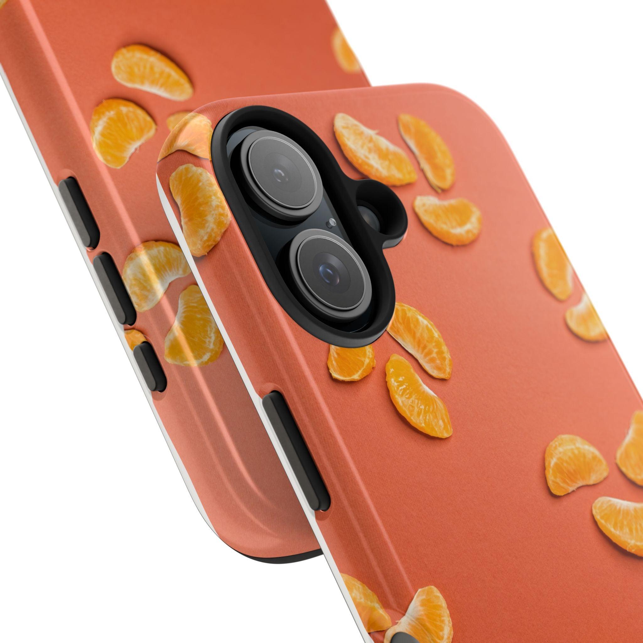 Peal Oranges printed Tough Phone Cases