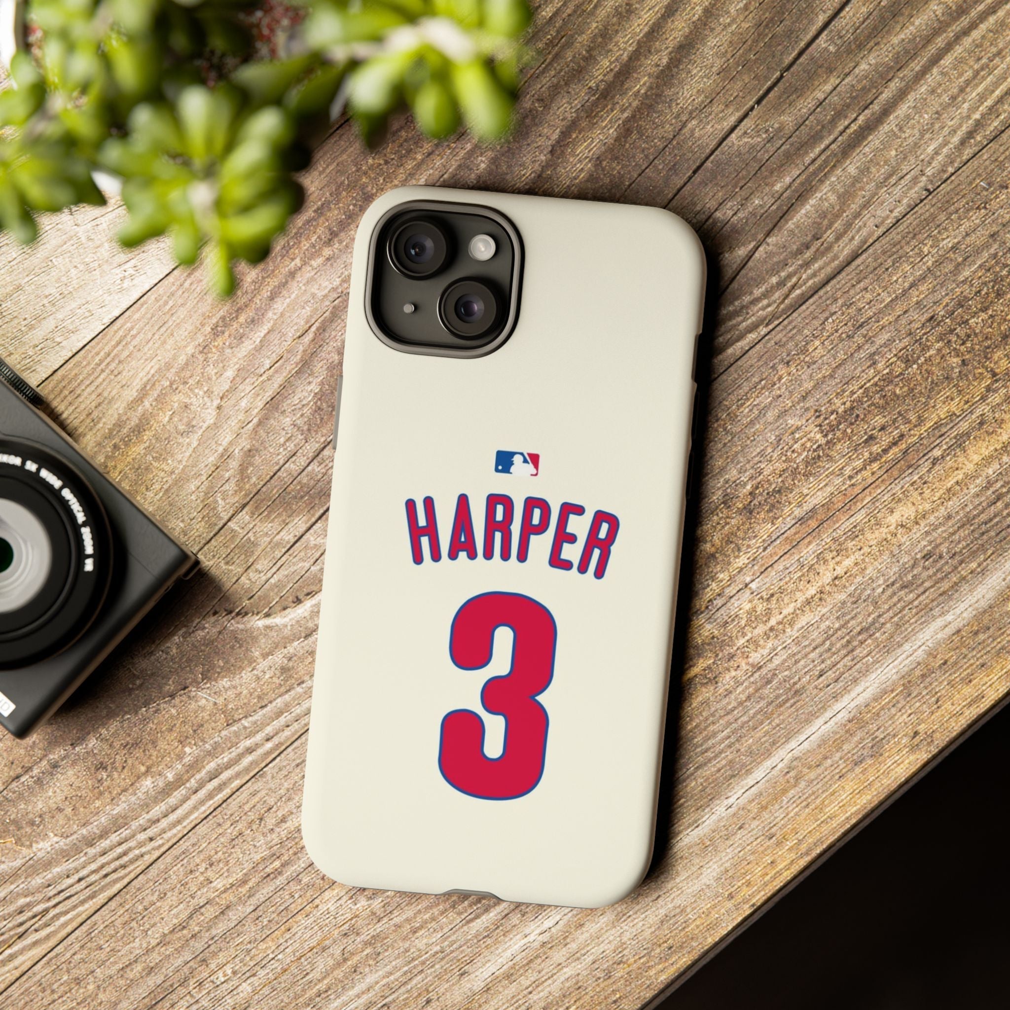 Bryce Harper PowerGrip – Dual-Layer Defense & Slim Fit | Compatible with iPhone 8 to 16 Pro Max & Samsung Galaxy S10 to S25 Ultra