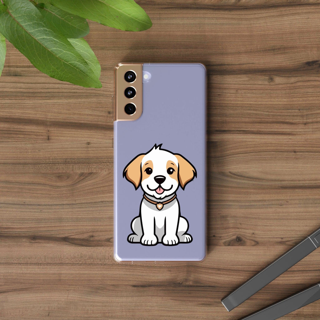 Clear Cases With Dog Printed
