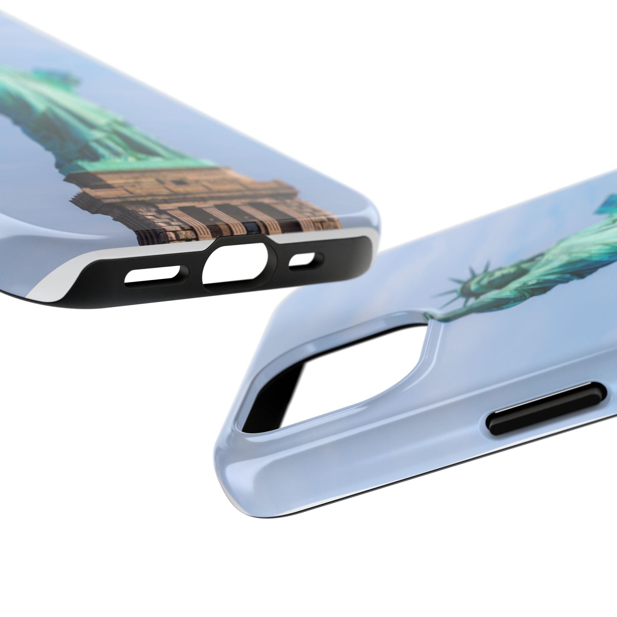 Statue of Liberty Printed Tough Phone Case - Iconic Freedom Design