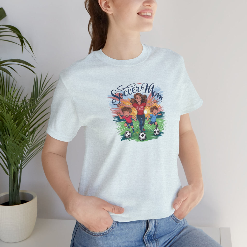 Soccer Mom Short Sleeve Tee - Soft Cotton Unisex - DipaliZ