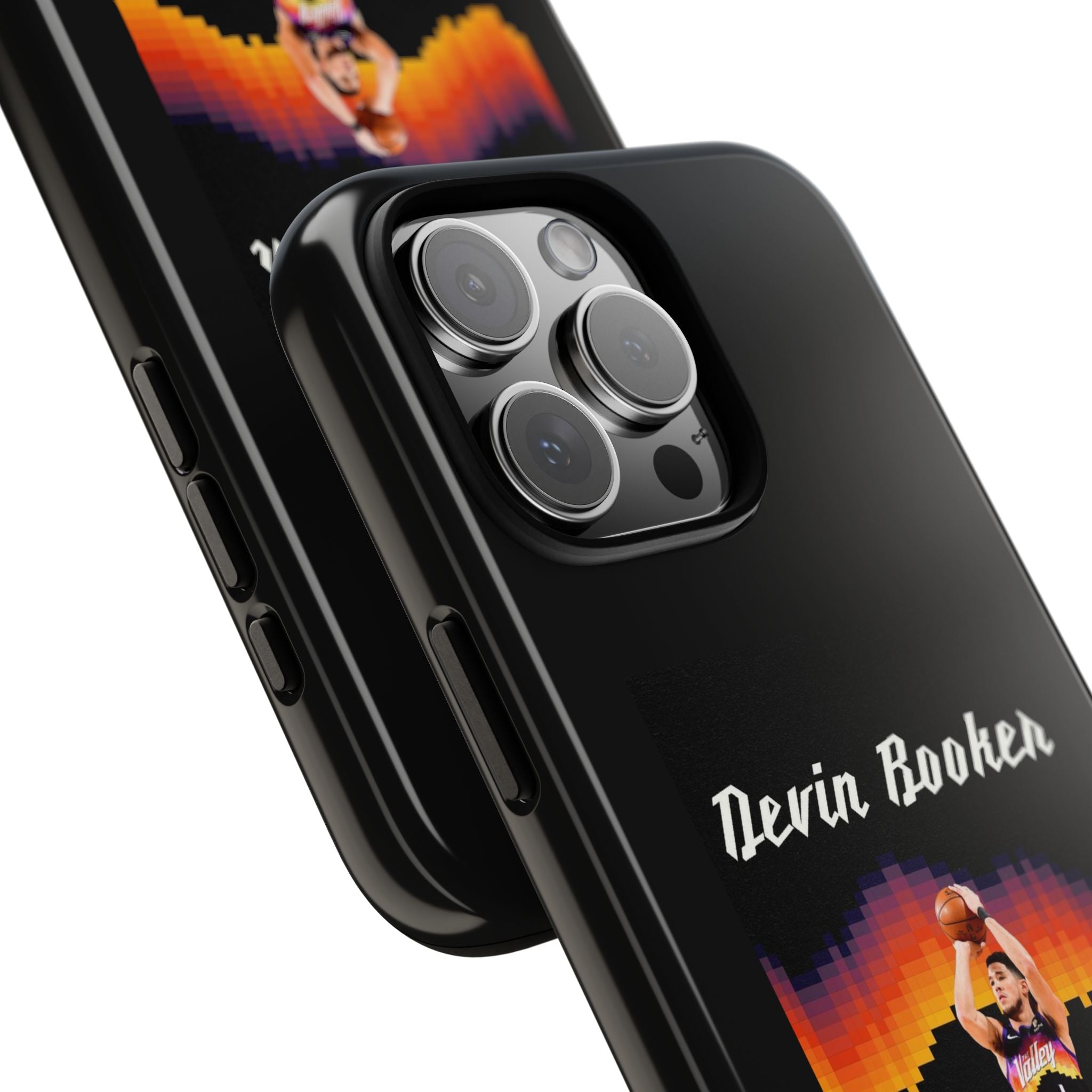 Devin Booker Precision Blaze Series – Dual-Layer ShockGuard Protection | Fits iPhone 8–16 Pro Max & Samsung Galaxy S10–S25 Ultra