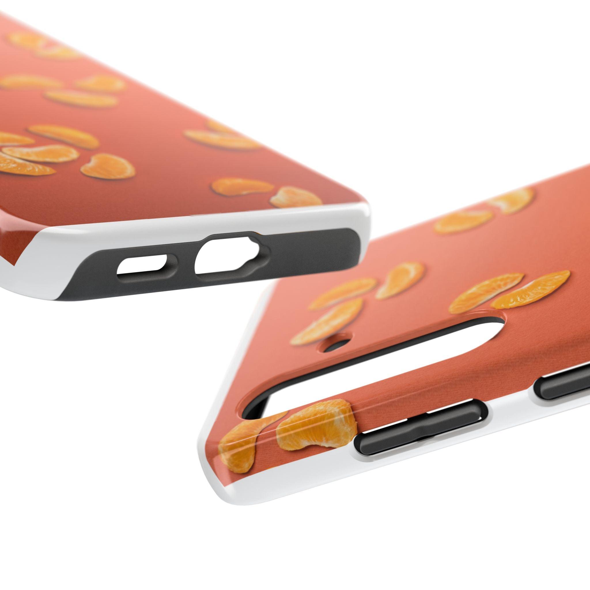 Peal Oranges printed Tough Phone Cases